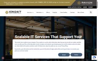 ION247 IT Solutions Orlando website