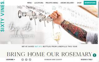 Sixty Vines of Reston website