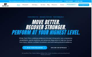 Winter Park Chiro website
