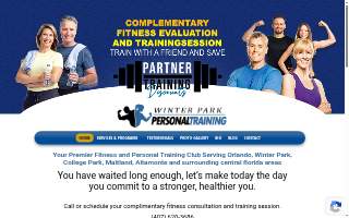 Winter Park Personal Training website