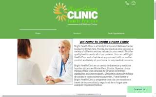 Bright Health Clinic website