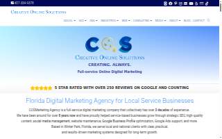 COSMarketing Agency website