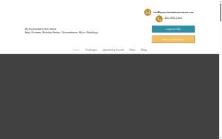 My Enchanted Events Venue website