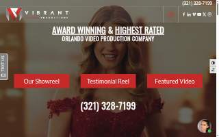 Vibrant Media Productions website