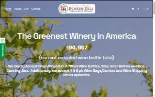Bunker Hill Vineyard & Winery website