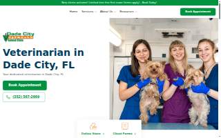 Dade City Animal Clinic website