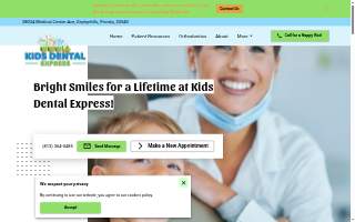 Kids Dental Express website