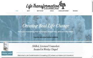 Life Transformation Counseling website