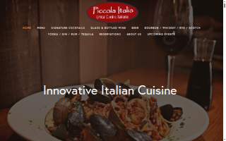 Piccola Italia Restaurant website