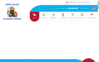 Teddy Bears Learning Center website