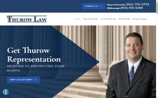 Thurow Law of Zephyrhills website