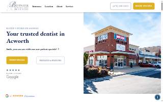 Bentwater Cosmetic and Family Dentistry website