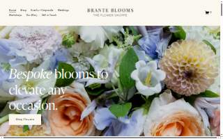 Brante Blooms website