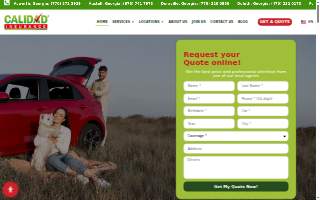 Calidad Insurance website