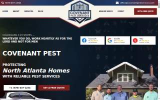 Covenant Pest Services website