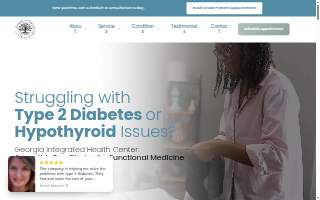Georgia Integrated Health Center website