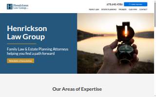 Henrickson Law Group website