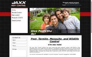 Jaxx Pest Control Services, LLC website