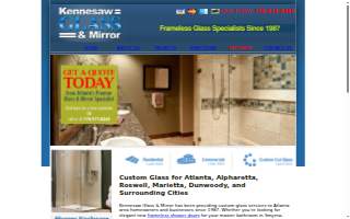 Kennesaw Glass & Mirror of Acworth website