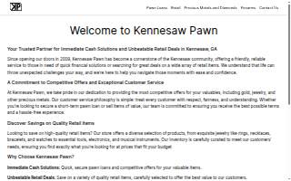 Kennesaw Pawn of Acworth website