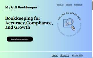 My Gr8 Bookkeeper website