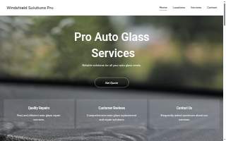 Windshield Solutions Pro website