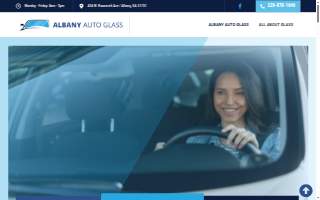 Albany Auto Glass website