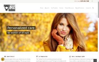 Albany Ob-Gyn website