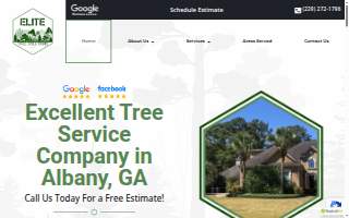 Elite Tree Solutions website