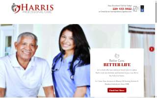 Harris Professional Care website