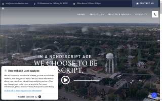 Moorhead Law Firm website