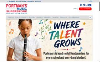 Portman's Music website