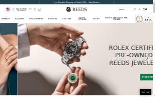 REEDS Jewelers website