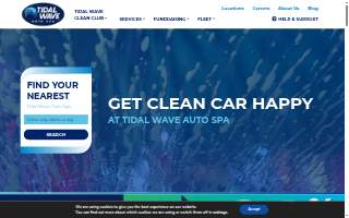 Tidal Wave Auto Spa | Car Wash website