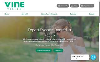 Vine Vision website