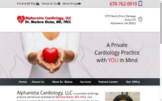 Alpharetta Cardiology, LLC website