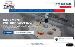 Atlanta Basement Systems website