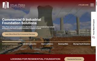 Atlas Piers of Atlanta website