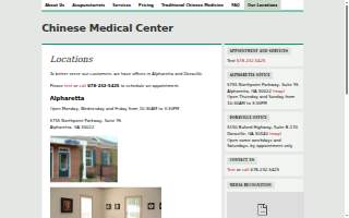 Chinese Medical Center website