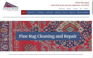 Cristomar Fine Rug Cleaning and Repair of Alpharetta website
