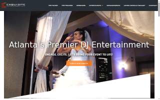 Exquisite Sounds Entertainment website