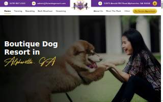 Five Star Dog Resort website