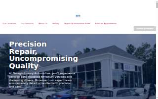 Georgia Luxury Automotive Alpharetta website