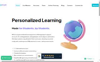 HiFive Tutoring of Alpharetta website