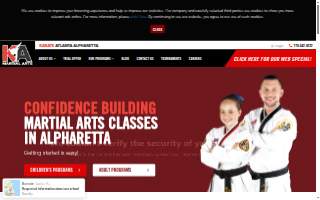 Karate Atlanta Alpharetta website
