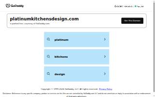 Platinum Kitchens & Design website
