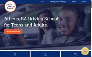 Athens Driving Prep website