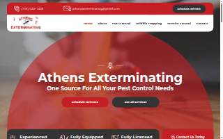 Athens Exterminating website