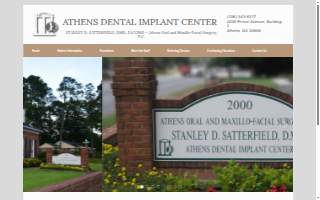 Athens Oral & Maxillofacial Surgery PC website