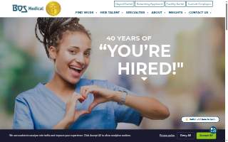 BOS Medical Staffing, Inc. website
